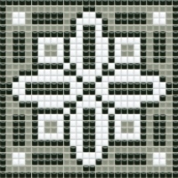 mozaiky | keramická mozaika | PixLa | B PX 006 C – černo-šedo-bílá