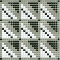 mozaiky | keramická mozaika | PixLa | B PX 013 A – šedo-černo-bílá