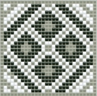 mozaiky | keramická mozaika | PixLa | B PX 016 C – černo-šedo-bílá