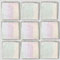mozaiky | skleněná mozaika DUA | Cube | N25 S A11 – bílá perleťová