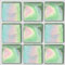 mozaiky | skleněná mozaika DUA | Cube | N25 S A75 – zelená