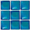 mozaiky | skleněná mozaika DUA | Cube | N25 S B02 – modrá