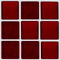 mozaiky | skleněná mozaika DUA | Cube | N25 S D100 – červená