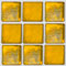 mozaiky | skleněná mozaika DUA | Cube | N25 S D91 – žlutá