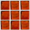 mozaiky | skleněná mozaika DUA | Cube | N25 S D98 – oranžová
