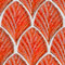 mozaiky | skleněná mozaika DUA | Leaf | N LF D98 – oranžová