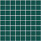 mozaiky | skleněná mozaika SIA | SIA 11×11×4 | S11 C 80 – tmavě zelená - lesk