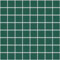 mozaiky | skleněná mozaika SIA | SIA 11×11×4 | S11 C 81 – tmavě zelená - lesk