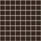 mozaiky | skleněná mozaika SIA | SIA 11×11×4 | S11 E 70 – tmavě hnědá - lesk