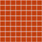 mozaiky | skleněná mozaika SIA | SIA 11×11×4 | S11 J 80 – tmavě oranžová - lesk