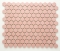 mosaic | ceramic mosaic | Hexagon | H HX 5531 – hexagon - pink, gloss