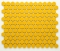 mosaic | ceramic mosaic | Hexagon | H HX 6200 – hexagon - yellow, gloss