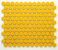 mosaic | ceramic mosaic | Hexagon | H HX 6200 – hexagon - yellow, gloss