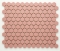 mosaic | ceramic mosaic | Hexagon | H HXA 22 – hexagon - pink, matt, antislip