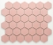 mosaic | ceramic mosaic | Hexagon | H HXL 5531 – hexagon - pink, gloss