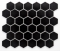 mosaic | ceramic mosaic | Hexagon | H HXL 89 – hexagon - black, gloss 