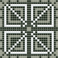 mosaic | ceramic mosaic | PixLa | B PX 008 C – black-gray-white