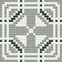 mosaic | ceramic mosaic | PixLa | B PX 009 A – gray-black-white