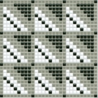 mosaic | ceramic mosaic | PixLa | B PX 013 A – gray-black-white