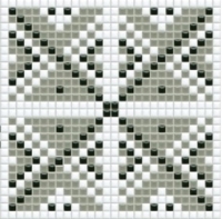 mosaic | ceramic mosaic | PixLa | B PX 021 A – gray-black-white