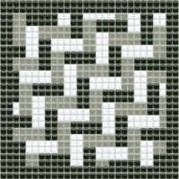 mosaic | ceramic mosaic | PixLa | B PX 029 C – black-gray-white