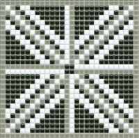 mosaic | ceramic mosaic | PixLa | B PX 032 C – black-gray-white