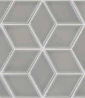 mosaic | ceramic mosaic | Quadrio | B QD 02062 – diamond - gray, gloss