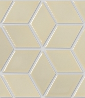 mosaic | ceramic mosaic | Quadrio | B QD 0303 – diamond - ivory gloss