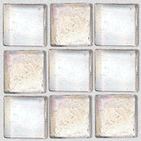 mosaic | glass mosaics DUA | Cube | N25 S A12 – white perl transparent