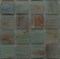 mosaic | glass mosaic | Aton | N20 GF 477 – white-green with copper rust