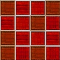 mosaic | glass mosaic | Nefertum | N20 TC 99 mix – red-orange mix transparent