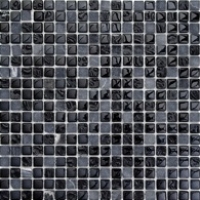 mosaic | glass mosaics SIA | MIX 15 | S15 500 1 – black mix, glossy+matt+relief