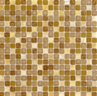 mosaic | glass mosaics SIA | MIX 15 | S15 513 – brown-orange travertin mix