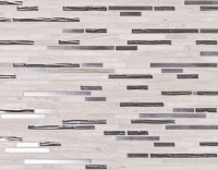 mosaic | glass mosaics SIA | MIX Formats | H LSIS 17 – glass, stone, light grey