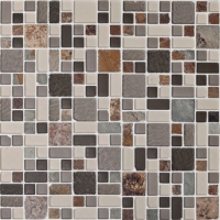 mosaic | glass mosaics SIA | MIX Formats | H SLGX 9962 – glass slate beige