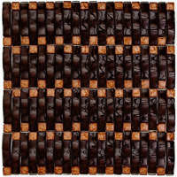 mosaic | glass mosaics SIA | MIX Waves | S W 04 – brown