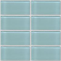 mosaic | glass mosaics SIA | S2348  | S2348 B 25 – light blue