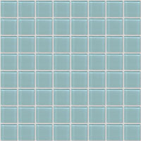 mosaic | glass mosaics SIA | SIA 11×11×4 | S11 B 25 – cyan blue - gloss