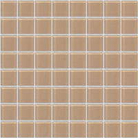 mosaic | glass mosaics SIA | SIA 11×11×4 | S11 DS 06 – light brown - gloss