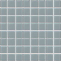 mosaic | glass mosaics SIA | SIA 11×11×4 | S11 DS 10 – light grey - gloss