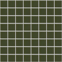 mosaic | glass mosaics SIA | SIA 11×11×4 | S11 DS 28 – dark olive - gloss