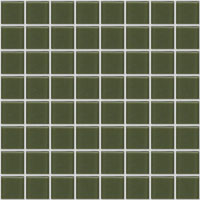 mosaic | glass mosaics SIA | SIA 11×11×4 | S11 DS 29 – olive - gloss