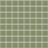 mosaic | glass mosaics SIA | SIA 11×11×4 | S11 DS 33 – light olive - gloss