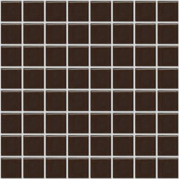 mosaic | glass mosaics SIA | SIA 11×11×4 | S11 E 70 – dark brown - gloss