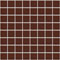 mosaic | glass mosaics SIA | SIA 11×11×4 | S11 E 80 – dark brown - gloss